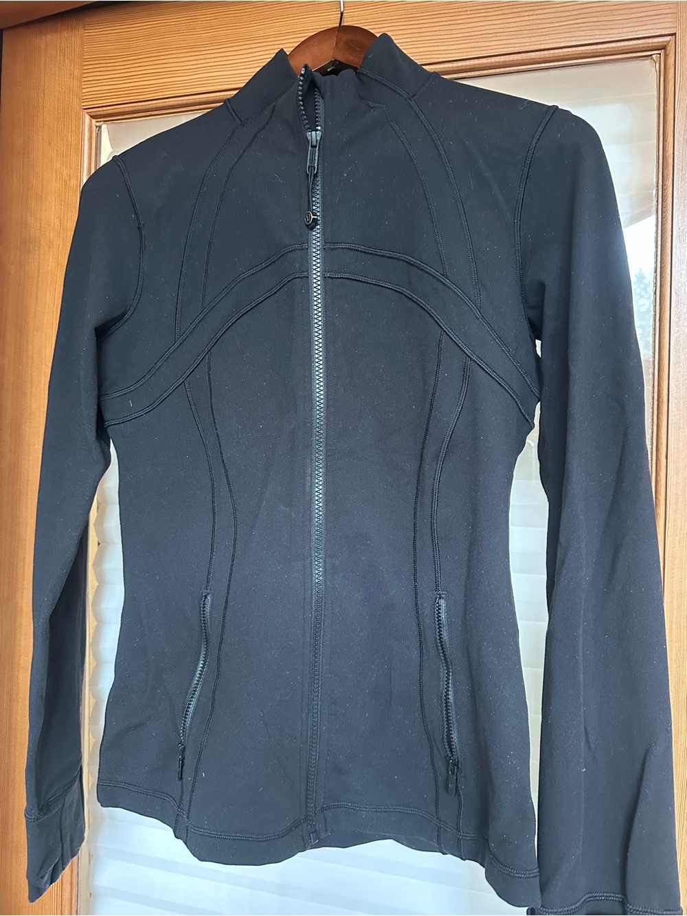 lululemon athletica Black Fitted Zip-Up Utility Jacket